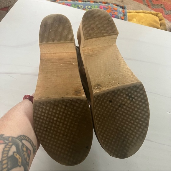 Sandgrens Swedish Morocco crossed clog sandals Stone, size 41 10‎ - Picture 7 of 8